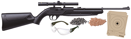 CROSMAN 760 PUMPMASTER RIFLE BB/177 W/4X SCOPE GLASSES AMMO - for sale