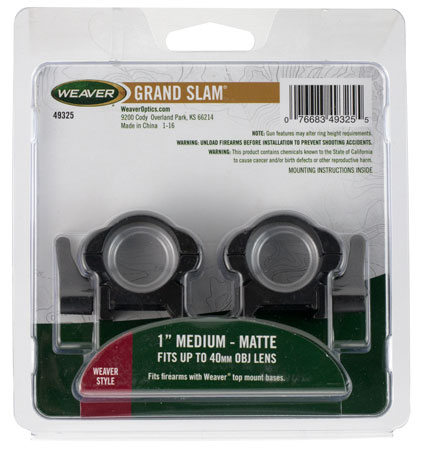 WEAVER-SIMMONS|VISTA - Scope Ring Set - 1 " for sale