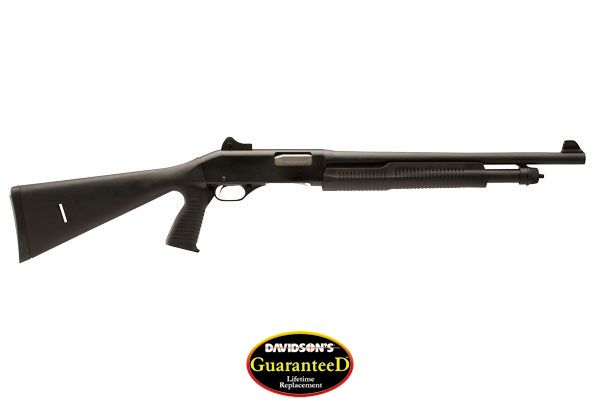 STEVENS 320 SECURITY 12GA PUMP 3" 5SH 18.5" GHOST W/PG BL SYN - for sale