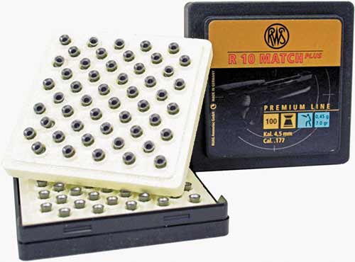 RWS PELLETS .177 R10 MATCH 7 GRAINS 500-PACK - for sale