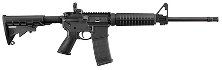 RUGER AR556 .223 30-SHOT BLACK SIX POSITION STOCK - for sale