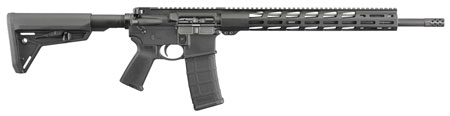 RUGER AR556 MPR .223 30-SHOT BLACK SIX POSITION STOCK M-LOK - for sale