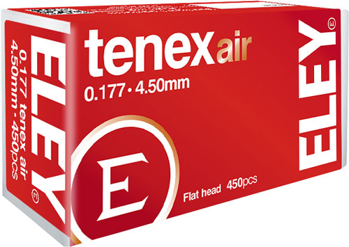 ELEY TENEX AIR PELLETS .177 4.50MM 8.2 GRAINS 450-PACK - for sale