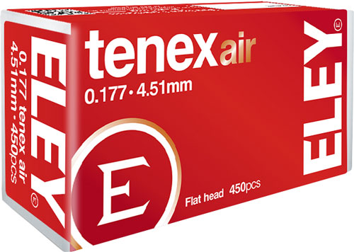 ELEY TENEX AIR PELLETS .177 4.51MM 8.2 GRAINS 450-PACK - for sale