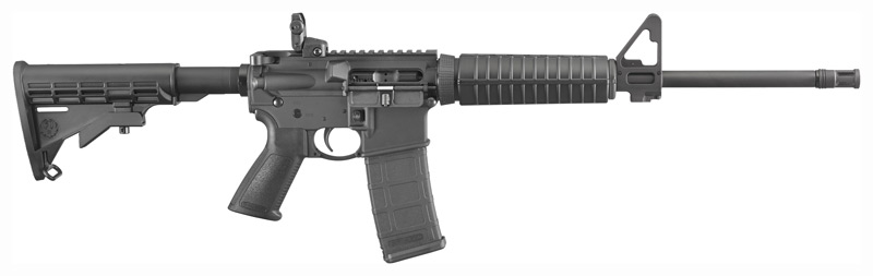 RUGER AR556 .223 30-SHOT BLACK SIX POSITION STOCK - for sale