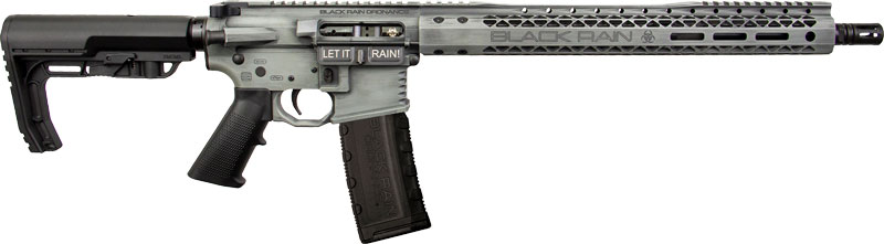 BLACK RAIN FALLOUT 15 5.56MM 16" M-LOK 30RD GREY BATTLEWORN - for sale