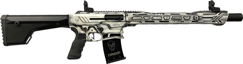 TYPHOON DEFENSE F12 SPORT 12GA 18.5" 3-5RD MAG WHITE - for sale