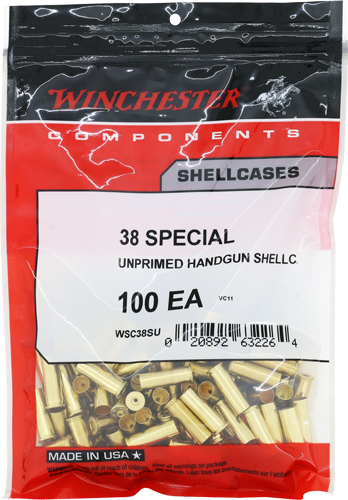 Winchester - Unprimed Cases - .38 Special for sale